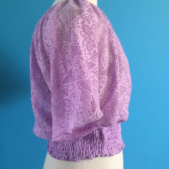 Lavender knitted blouse   Size 10/12 - Picture 1 of 6